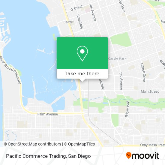 Pacific Commerce Trading map