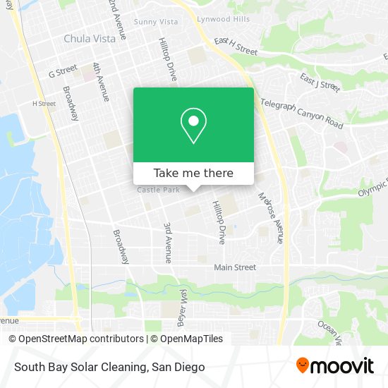 South Bay Solar Cleaning map