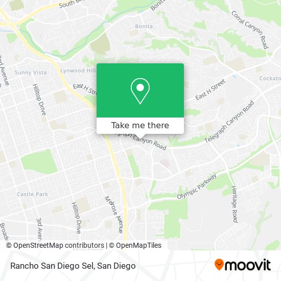 Mapa de Rancho San Diego Sel