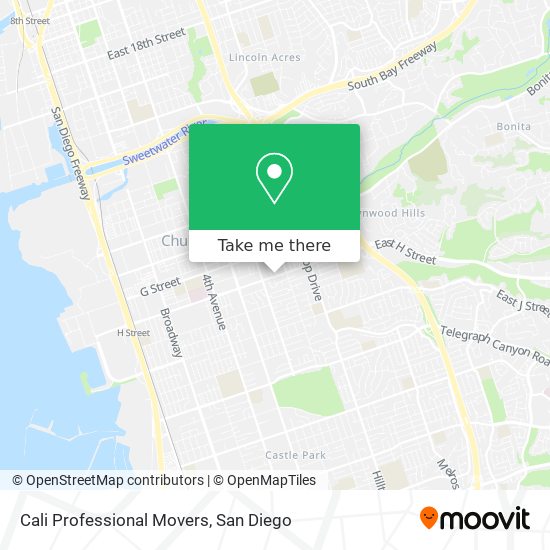 Mapa de Cali Professional Movers