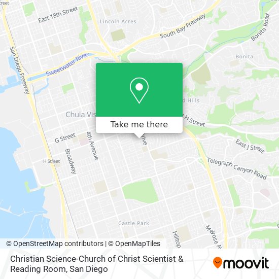 Christian Science-Church of Christ Scientist & Reading Room map