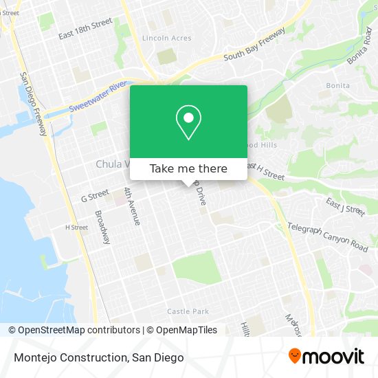 Montejo Construction map