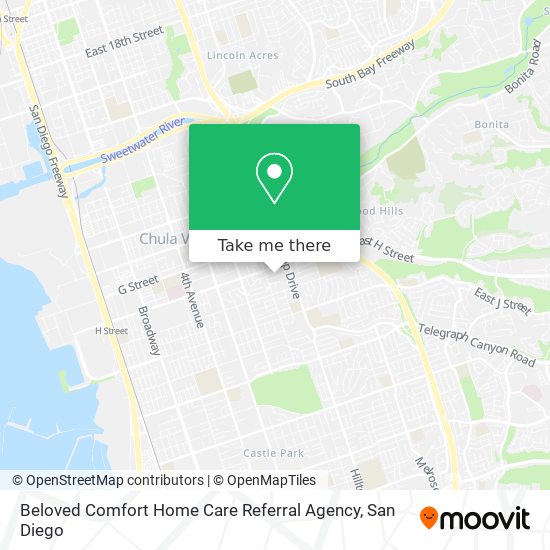 Mapa de Beloved Comfort Home Care Referral Agency