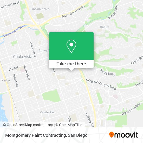 Mapa de Montgomery Paint Contracting