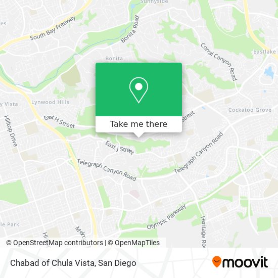 Mapa de Chabad of Chula Vista