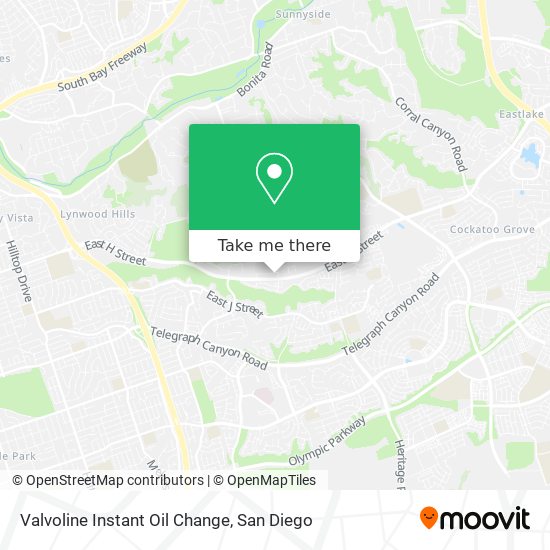 Mapa de Valvoline Instant Oil Change