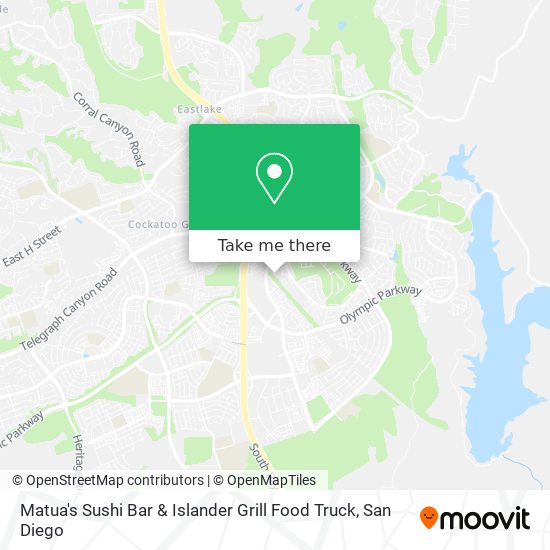 Matua's Sushi Bar & Islander Grill Food Truck map