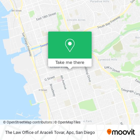 The Law Office of Araceli Tovar, Apc map