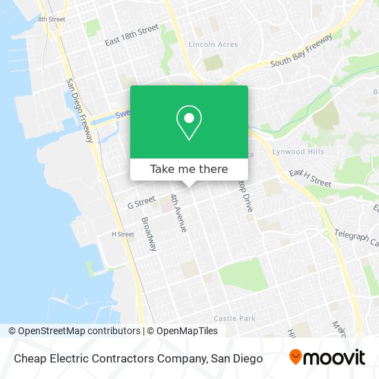 Cheap Electric Contractors Company map