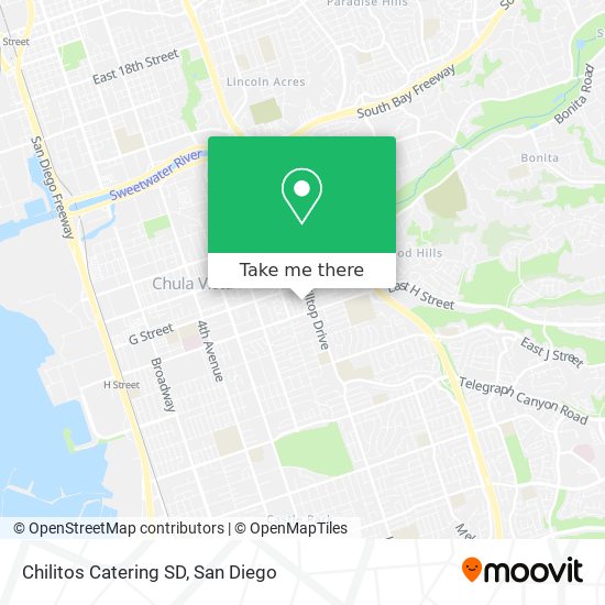 Mapa de Chilitos Catering SD