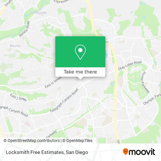 Locksmith Free Estimates map