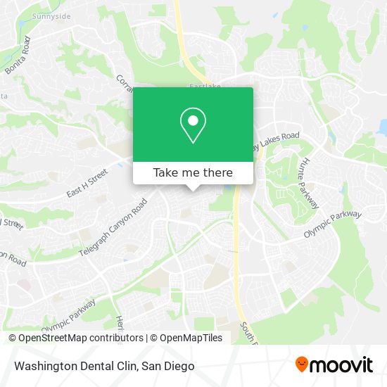 Mapa de Washington Dental Clin