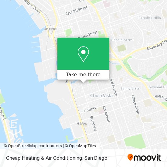 Cheap Heating & Air Conditioning map