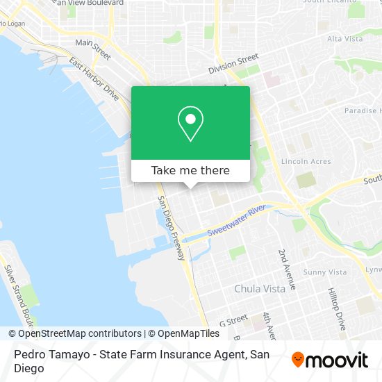 Mapa de Pedro Tamayo - State Farm Insurance Agent