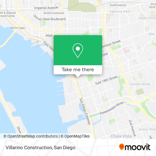 Mapa de Villarino Construction