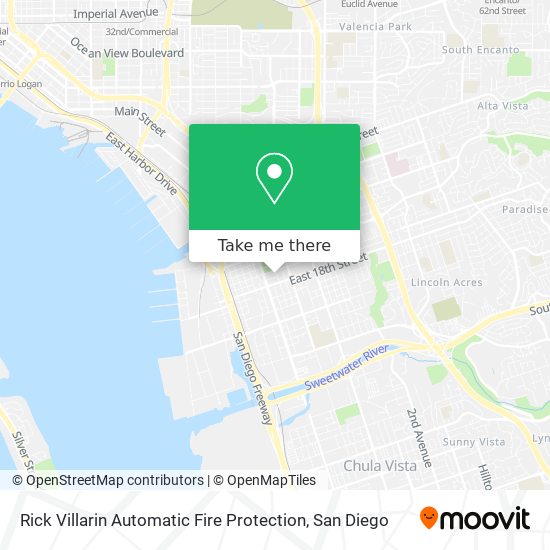 Mapa de Rick Villarin Automatic Fire Protection