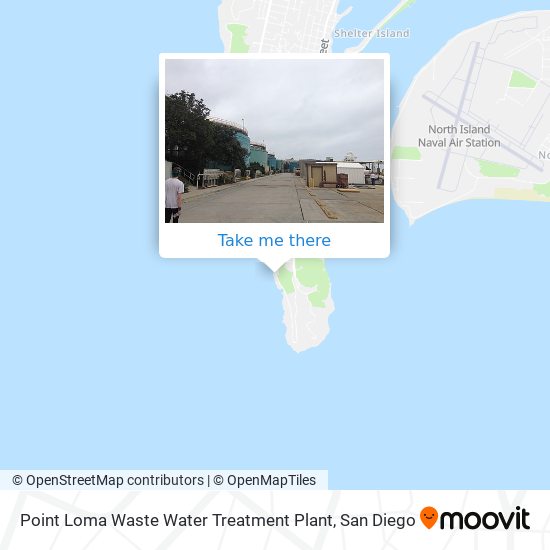 Point Loma Waste Water Treatment Plant map