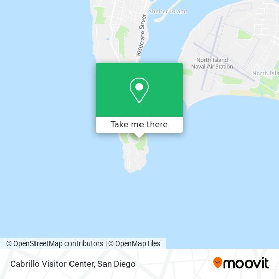 Cabrillo Visitor Center map