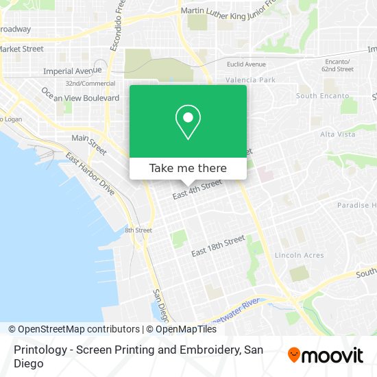 Printology - Screen Printing and Embroidery map