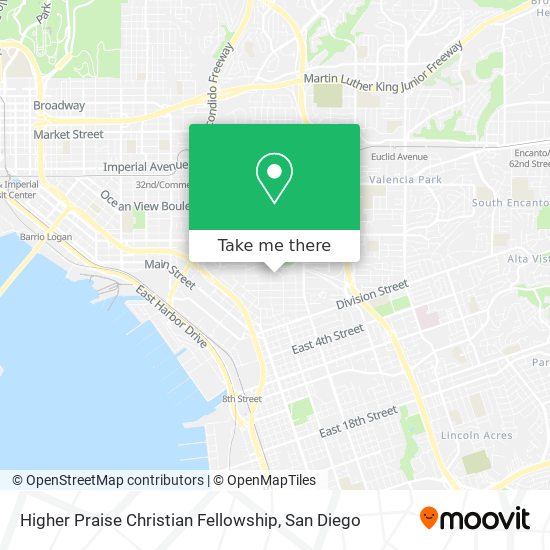 Higher Praise Christian Fellowship map
