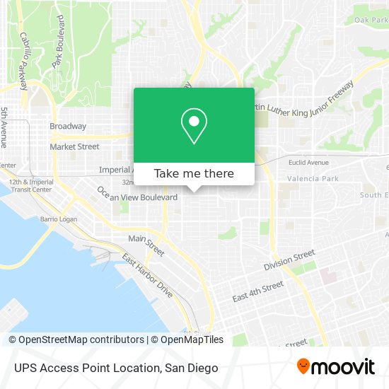 Mapa de UPS Access Point Location