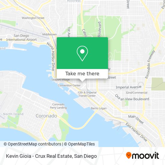 Kevin Gioia - Crux Real Estate map
