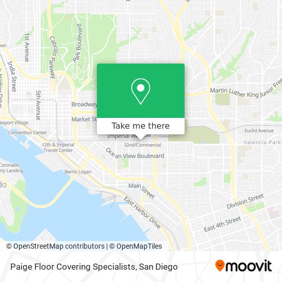 Paige Floor Covering Specialists map