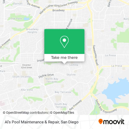 Mapa de Al's Pool Maintenance & Repair