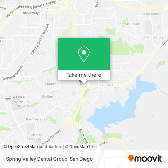 Spring Valley Dental Group map