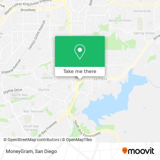 MoneyGram map