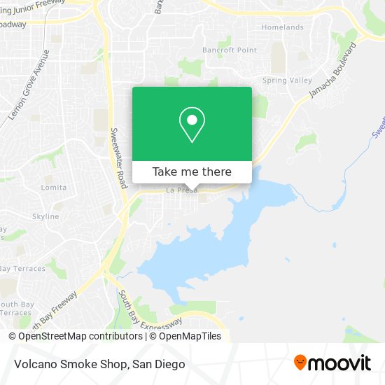 Mapa de Volcano Smoke Shop