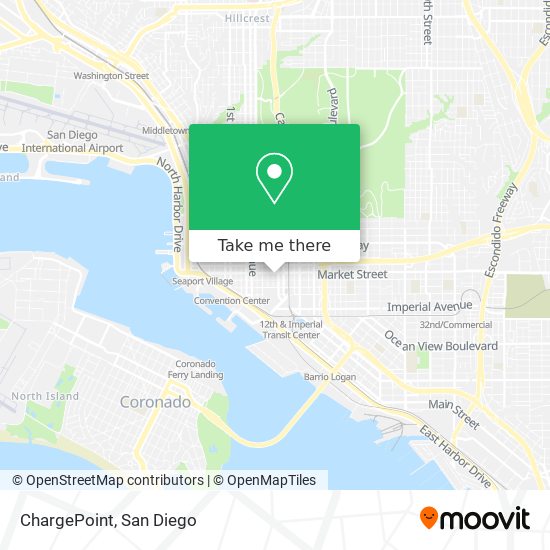 Mapa de ChargePoint