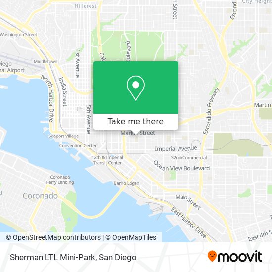Mapa de Sherman LTL Mini-Park