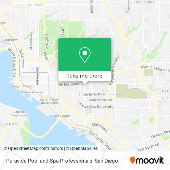 Puravida Pool and Spa Professionals map