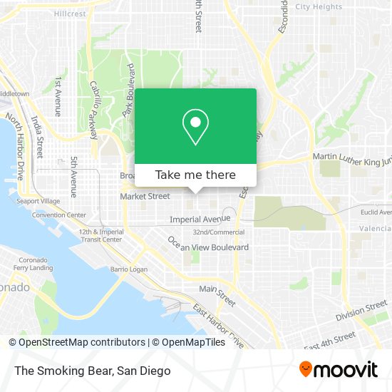 Mapa de The Smoking Bear