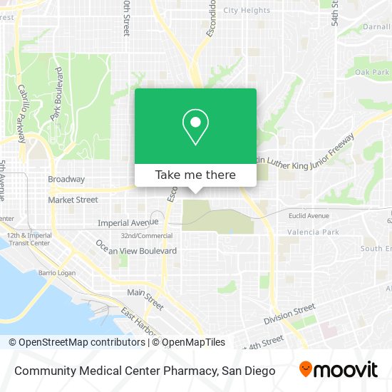 Mapa de Community Medical Center Pharmacy