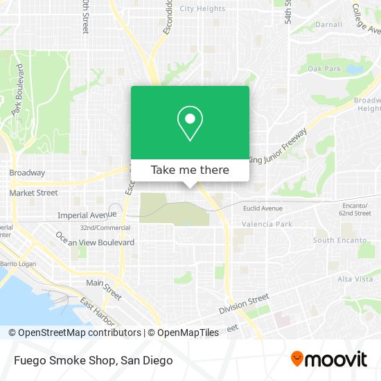 Fuego Smoke Shop map