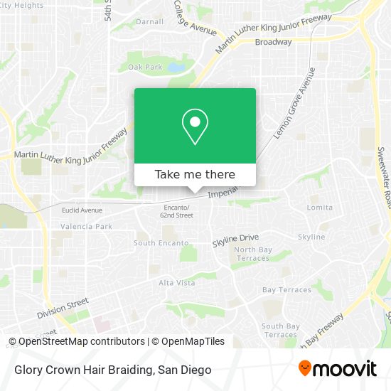 Mapa de Glory Crown Hair Braiding