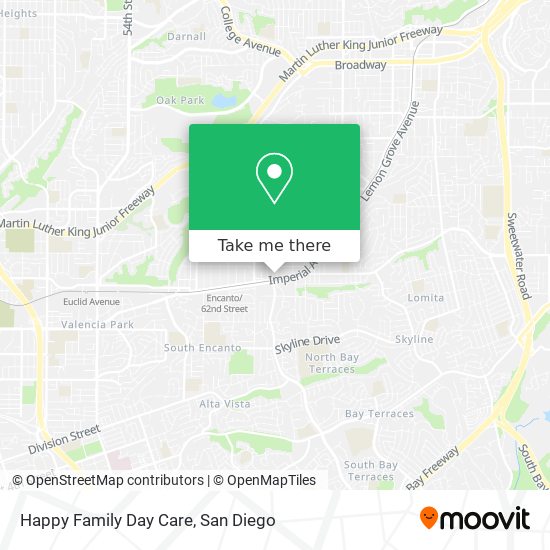 Happy Family Day Care map