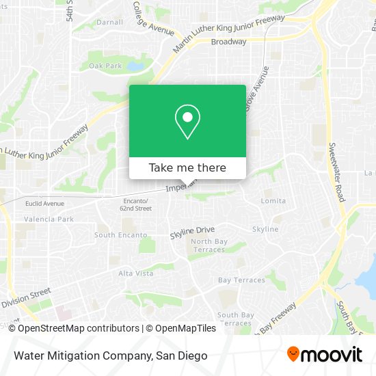 Water Mitigation Company map