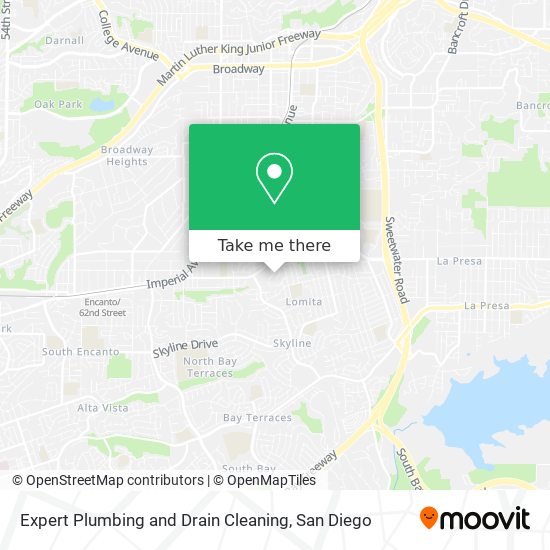 Expert Plumbing and Drain Cleaning map