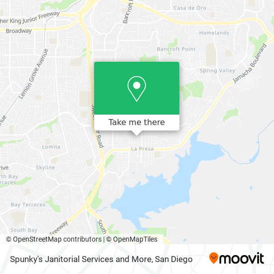 Spunky's Janitorial Services and More map
