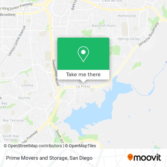 Mapa de Prime Movers and Storage