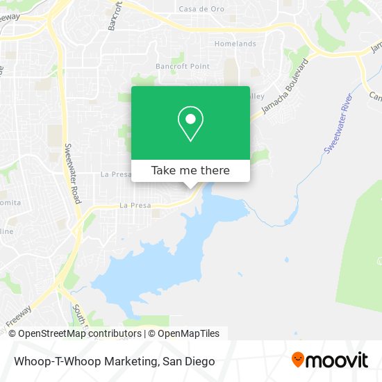 Mapa de Whoop-T-Whoop Marketing