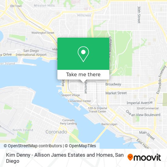 Mapa de Kim Denny - Allison James Estates and Homes