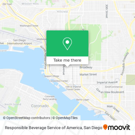 Responsible Beverage Service of America map