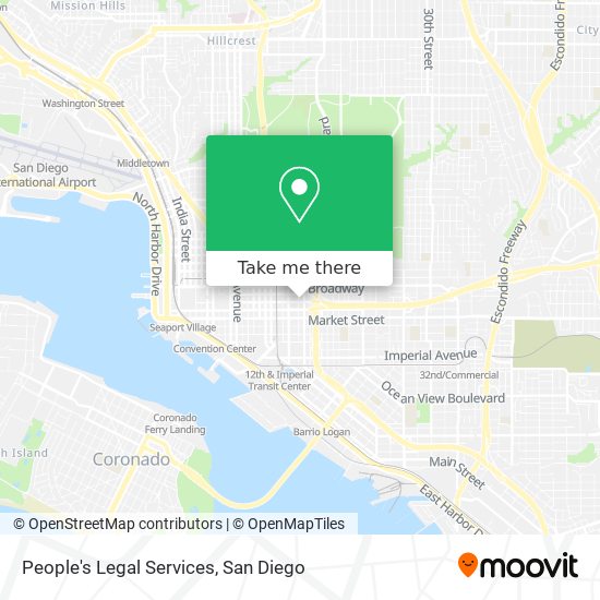 Mapa de People's Legal Services