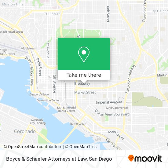 Boyce & Schaefer Attorneys at Law map