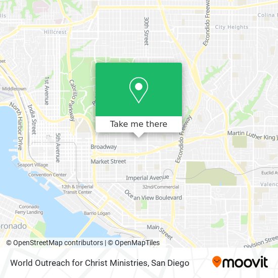 Mapa de World Outreach for Christ Ministries