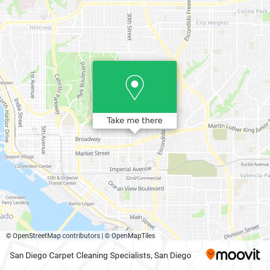 Mapa de San Diego Carpet Cleaning Specialists